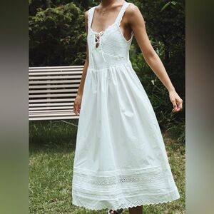 Nothing Fits But White Rhodes Dress